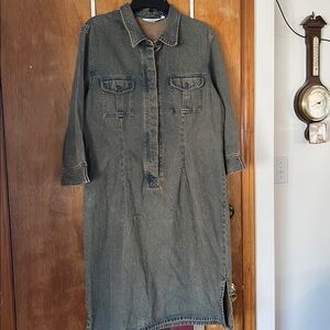 Newport News Jeanology Collection Denim Dress